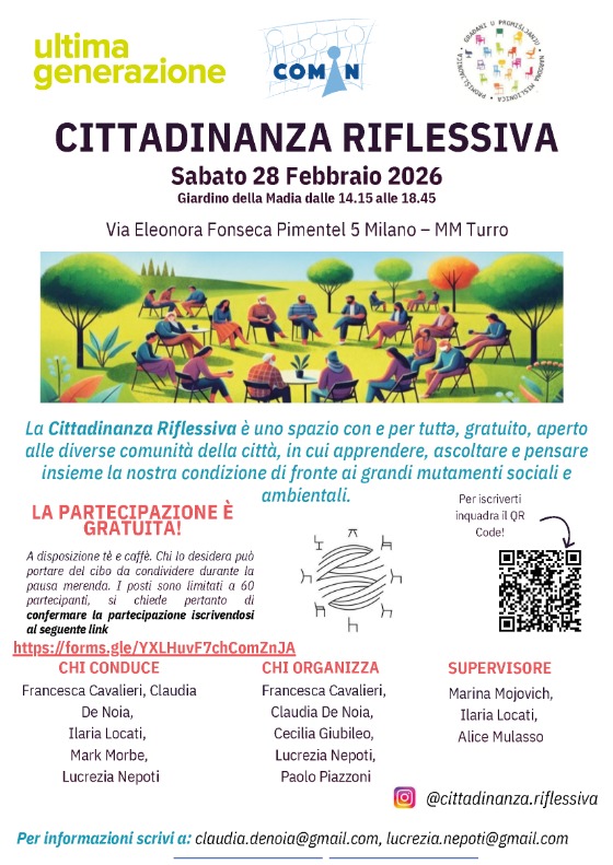 Locandina Cittadini Riflessivi