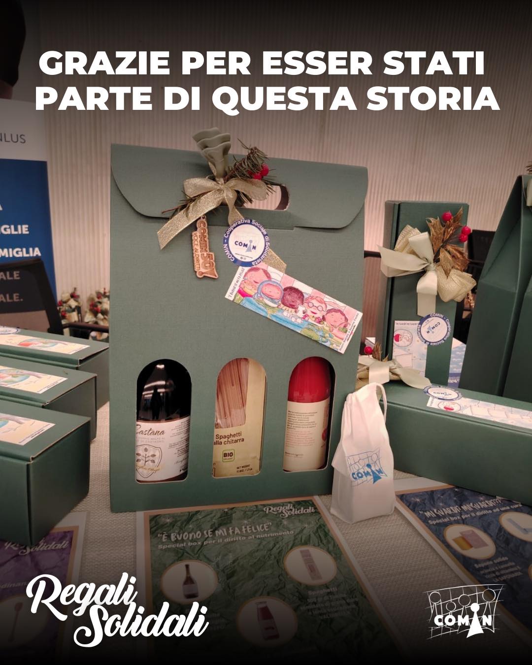 Grazie per i regali solidali Comin