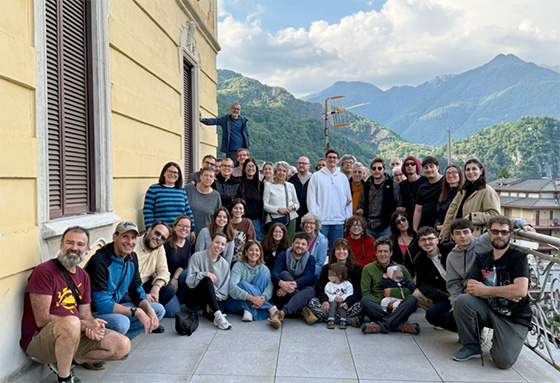 Foto di gruppo dei soci Comin