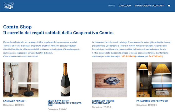 Screenshot Comin Shop